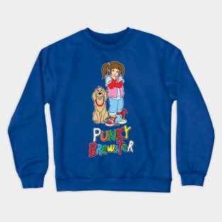 Punky Brewster Cartoon Crewneck Sweatshirt